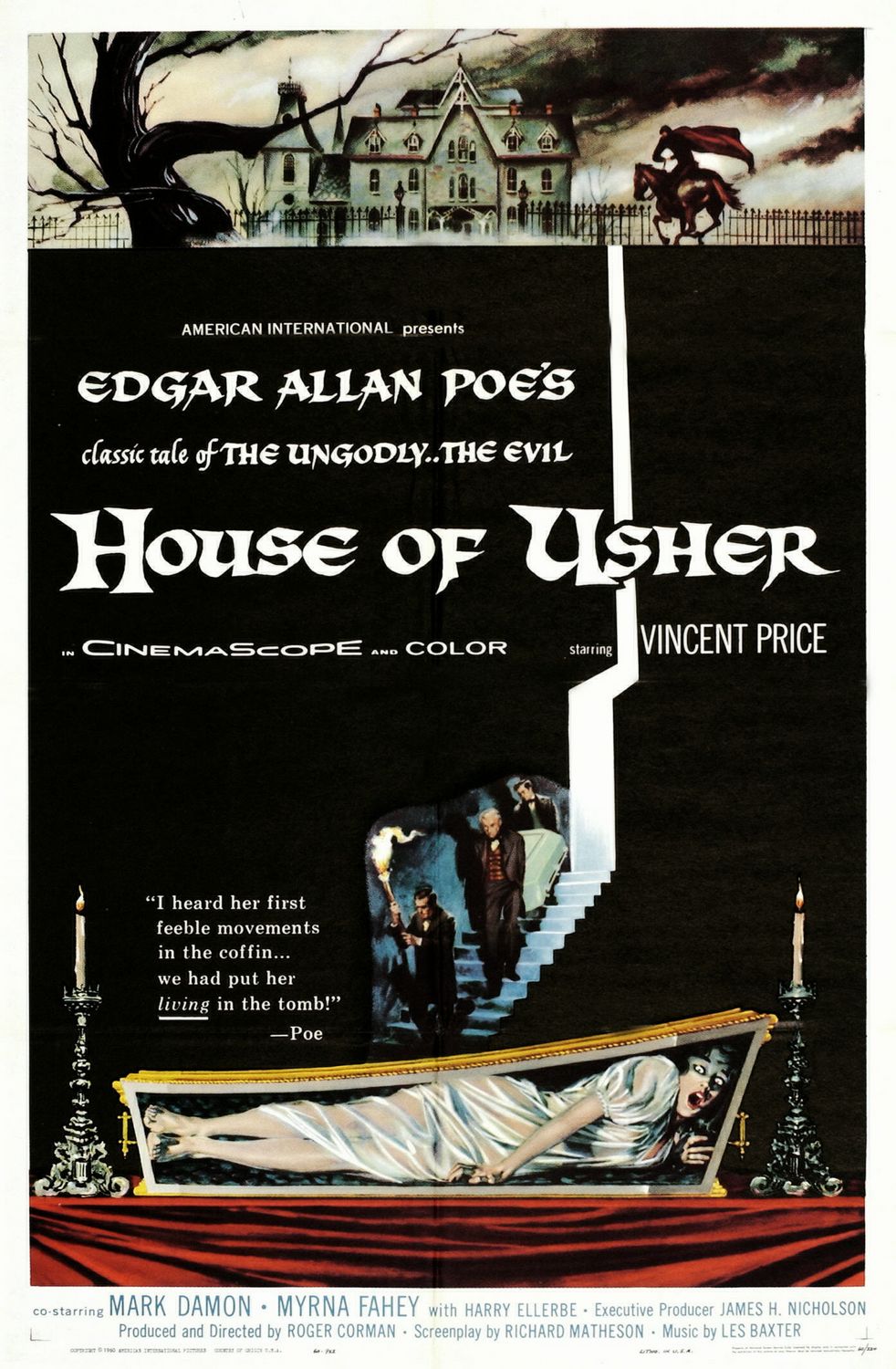 Extra Large Movie Poster Image for House of Usher 