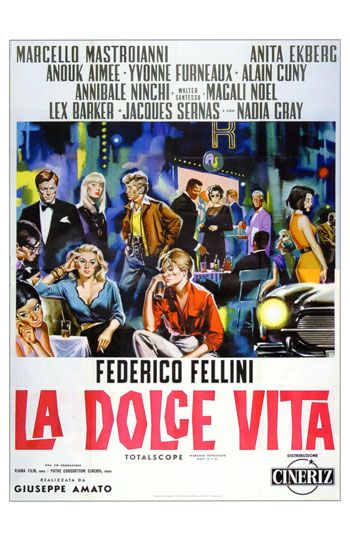 La Dolce Vita Movie Poster