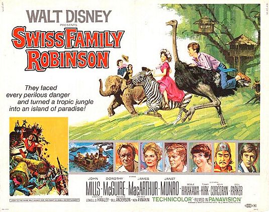 Swiss Family Robinson Movie Poster