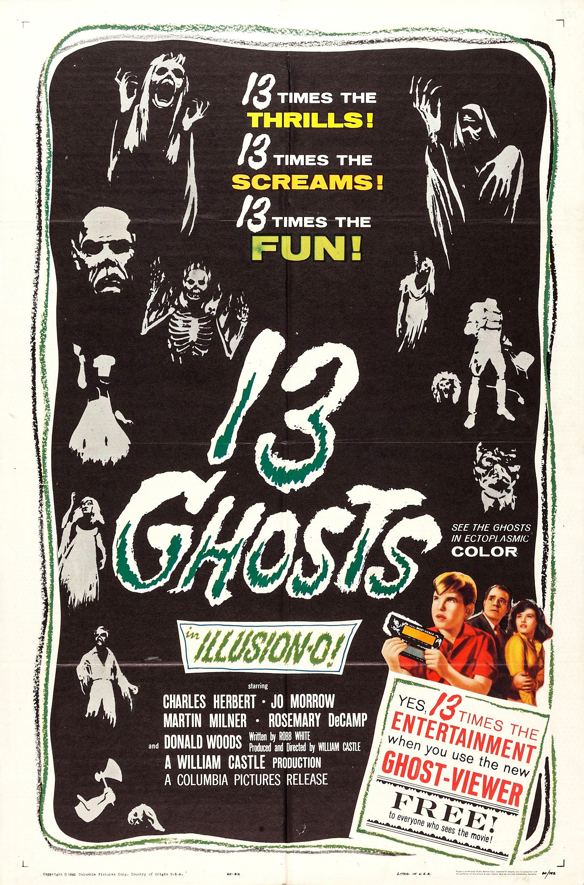 Mega Sized Movie Poster Image for 13 Ghosts (#2 of 3)
