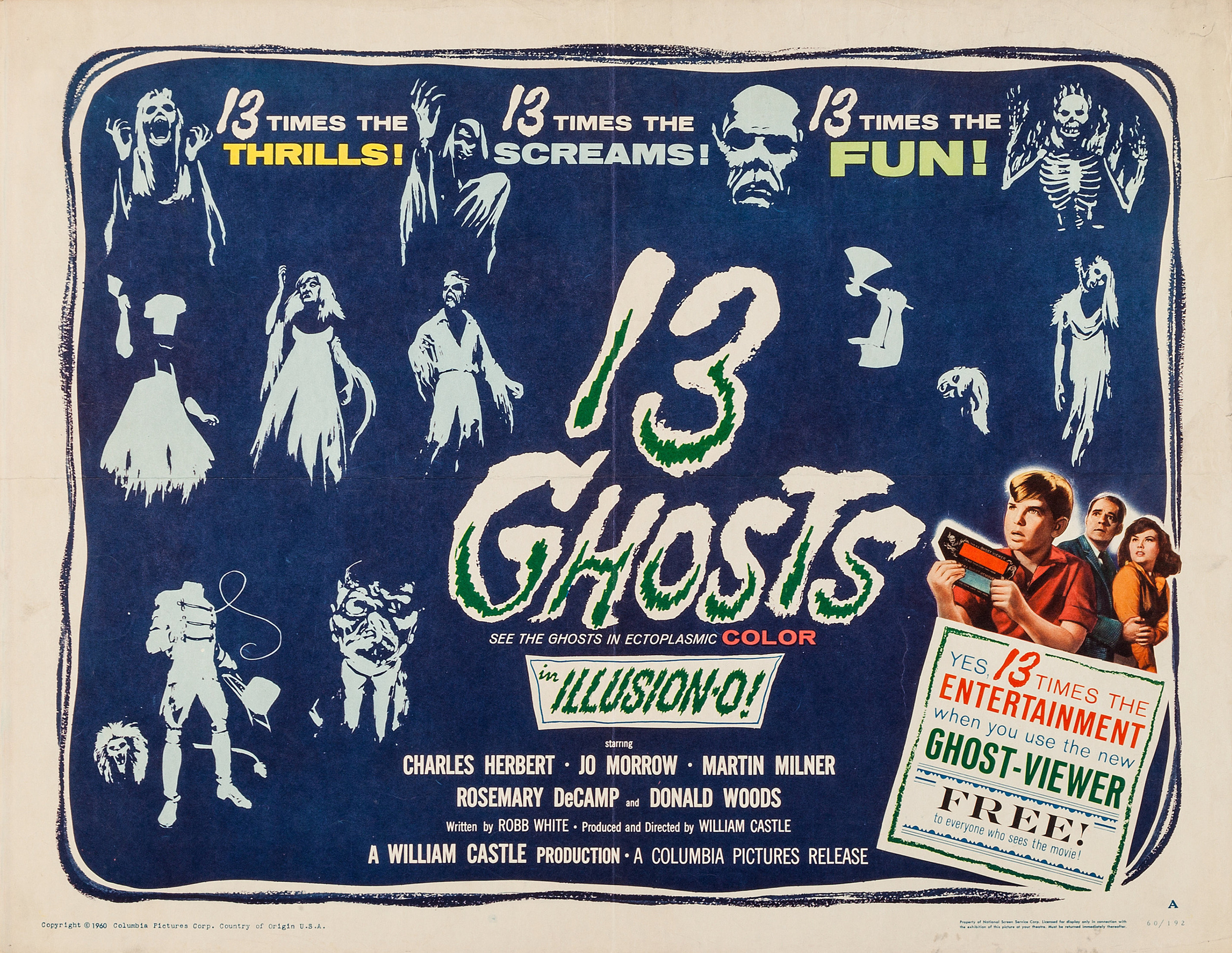 Mega Sized Movie Poster Image for 13 Ghosts (#1 of 3)