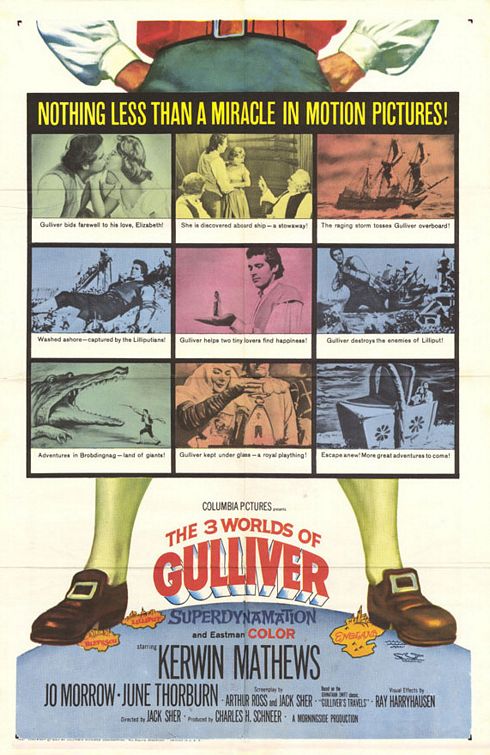 The 3 Worlds of Gulliver Movie Poster