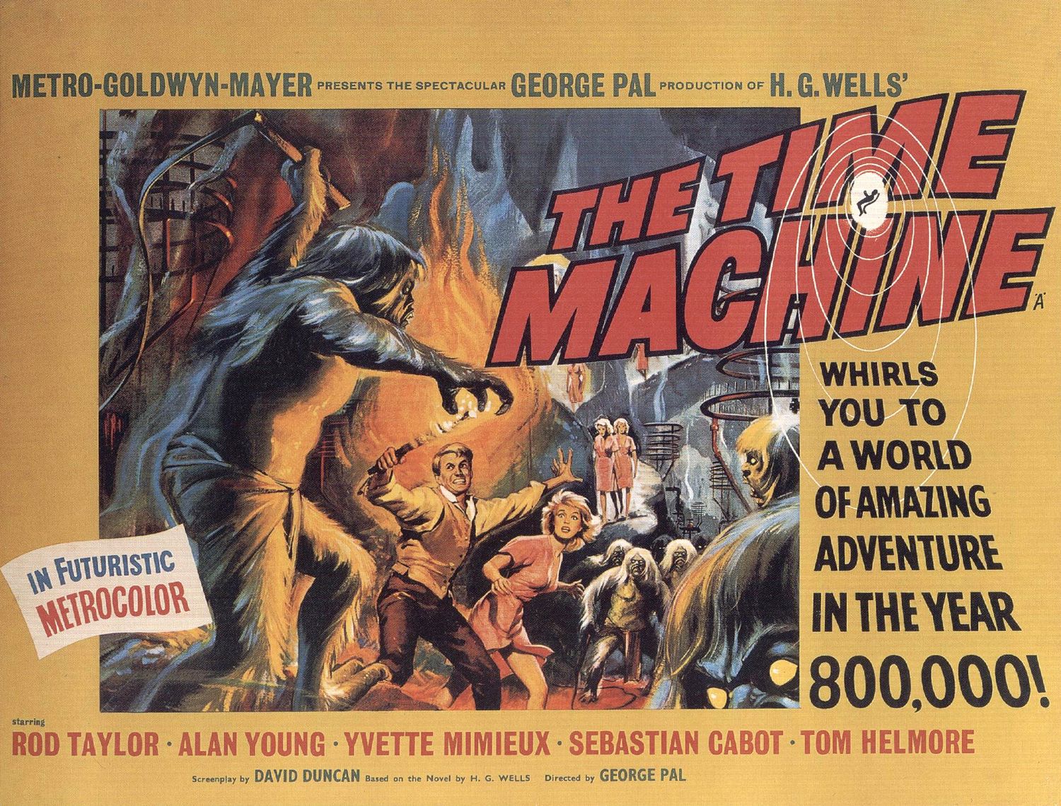 Extra Large Movie Poster Image for The Time Machine (#3 of 3)