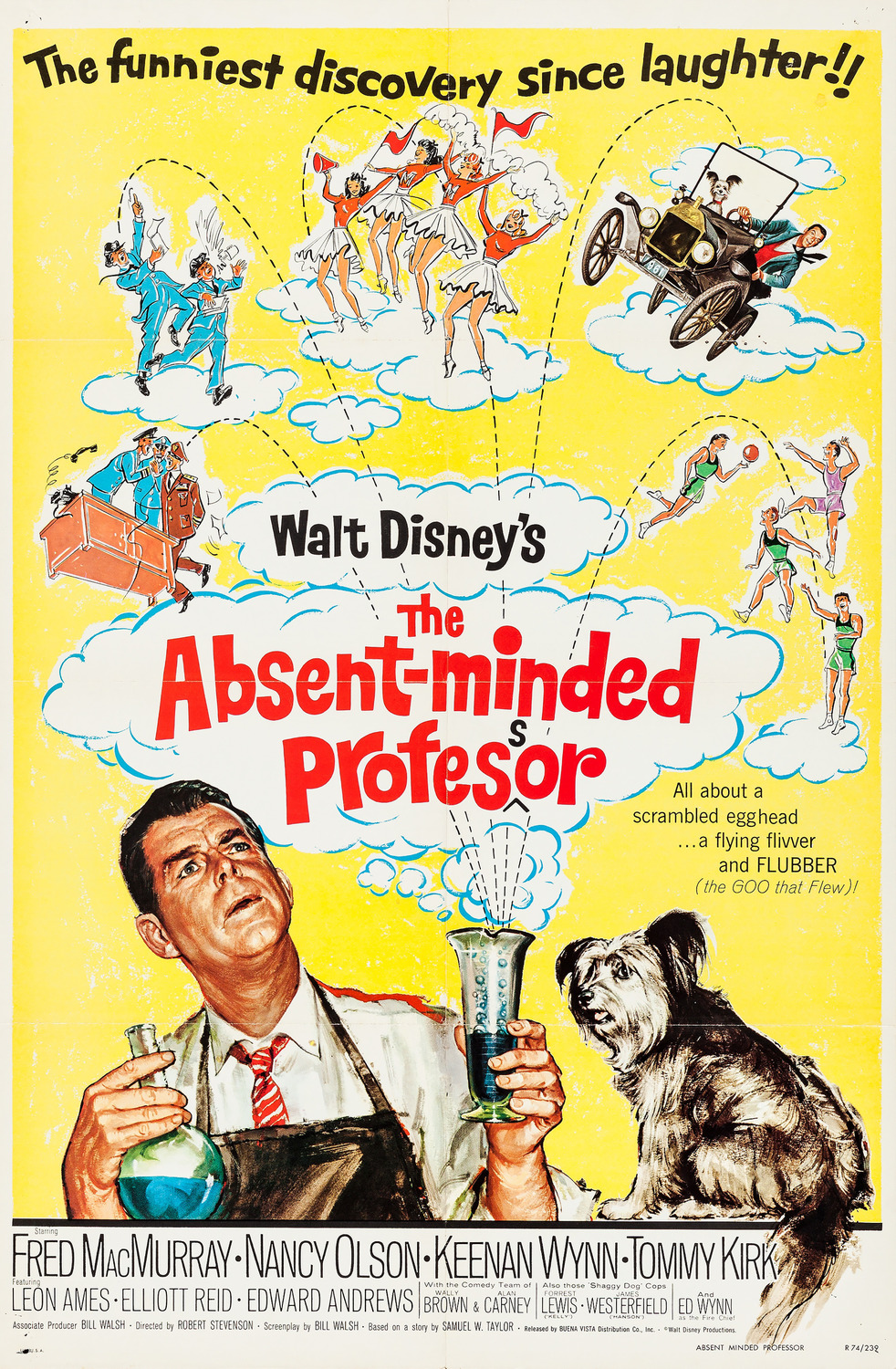 Extra Large Movie Poster Image for The Absent-Minded Professor 