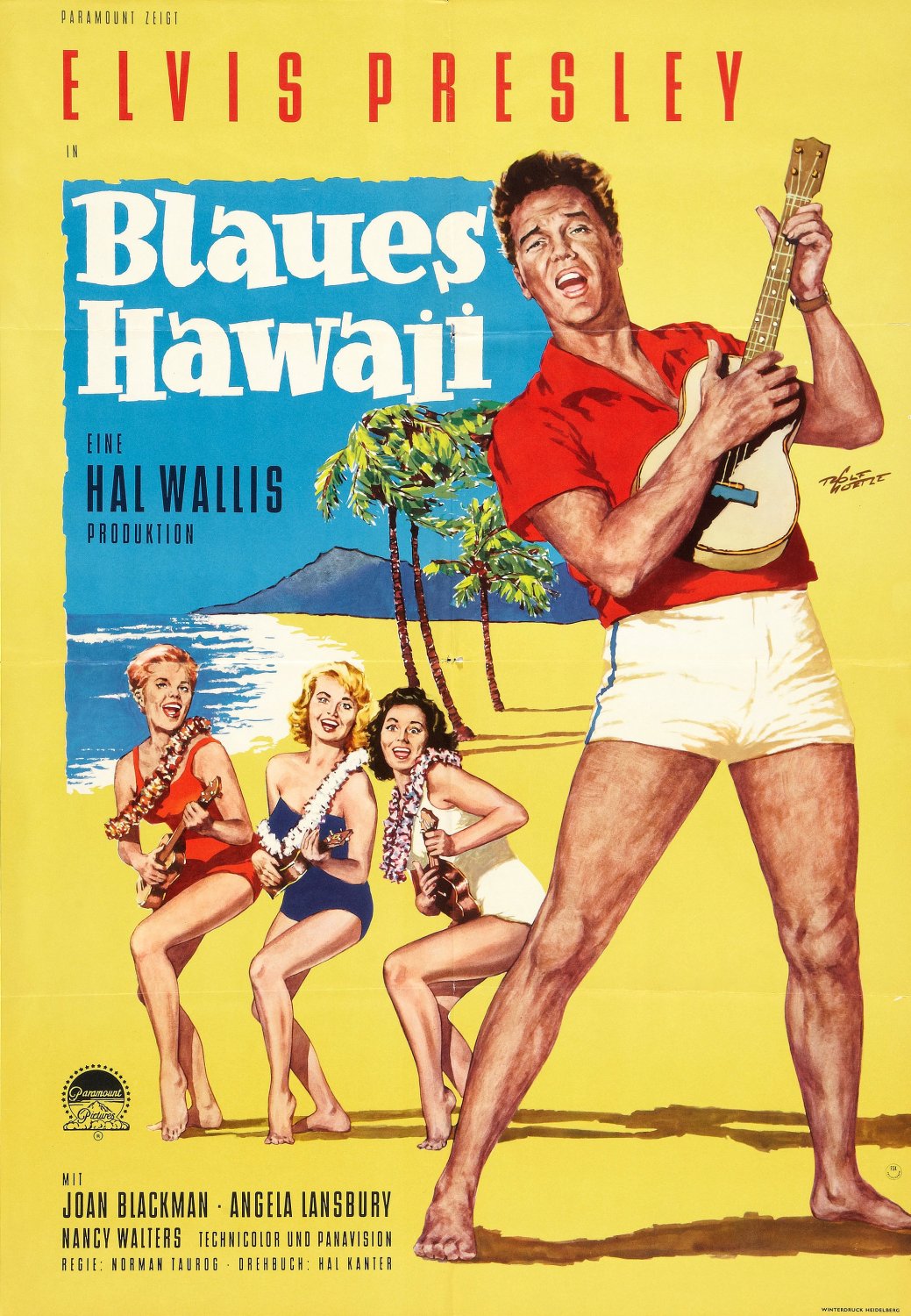 Extra Large Movie Poster Image for Blue Hawaii (#2 of 2)