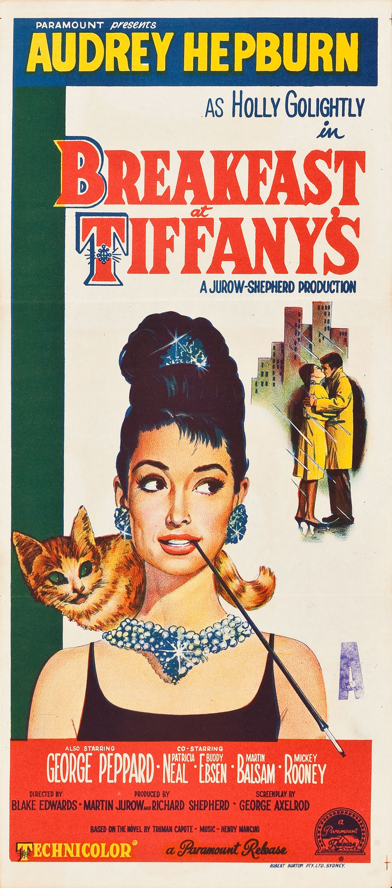 Mega Sized Movie Poster Image for Breakfast at Tiffany's (#5 of 5)