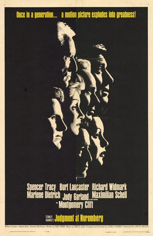 Judgement at Nuremberg Movie Poster