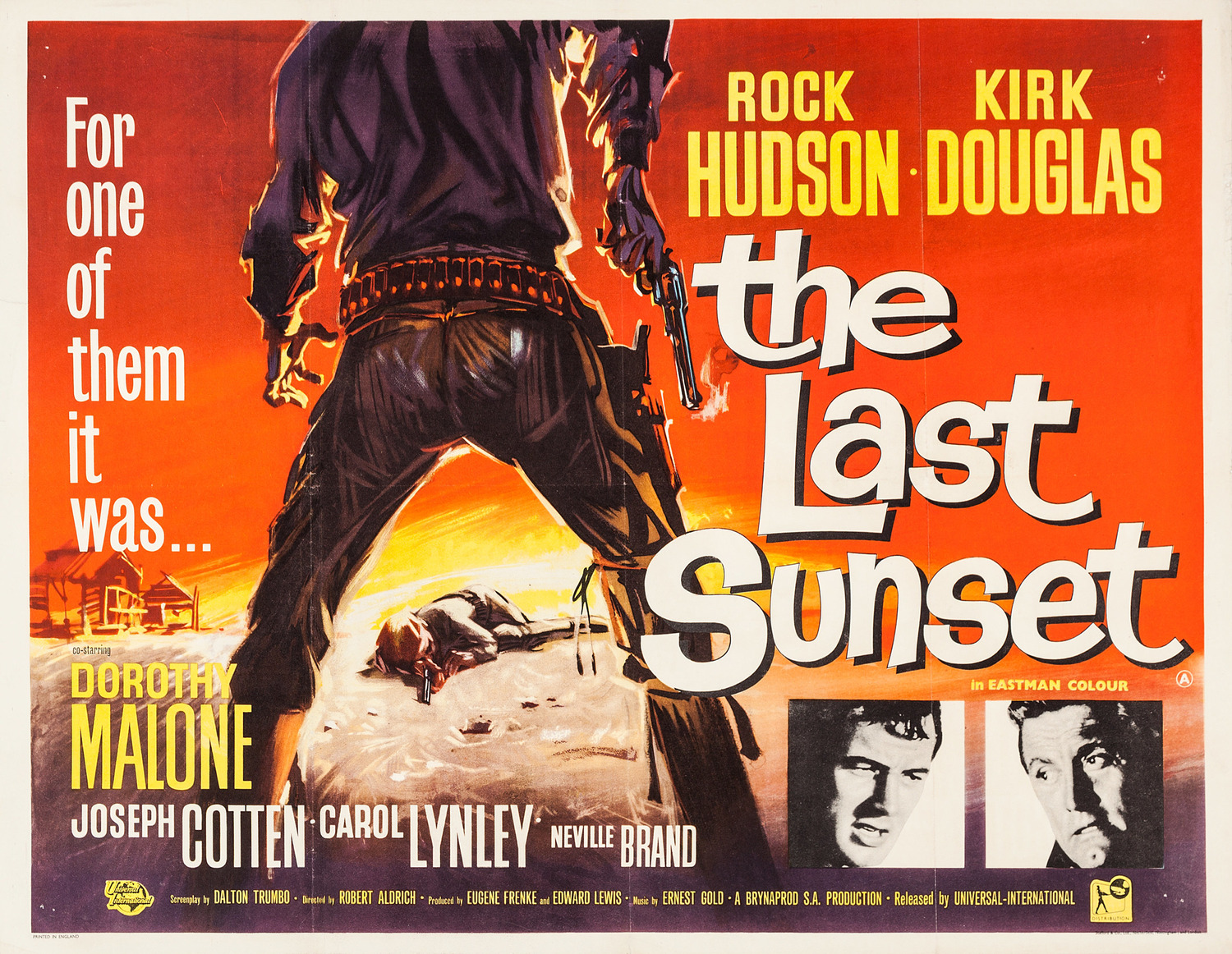 Extra Large Movie Poster Image for The Last Sunset (#2 of 5)