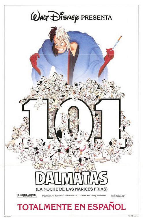 One Hundred and One Dalmatians Movie Poster