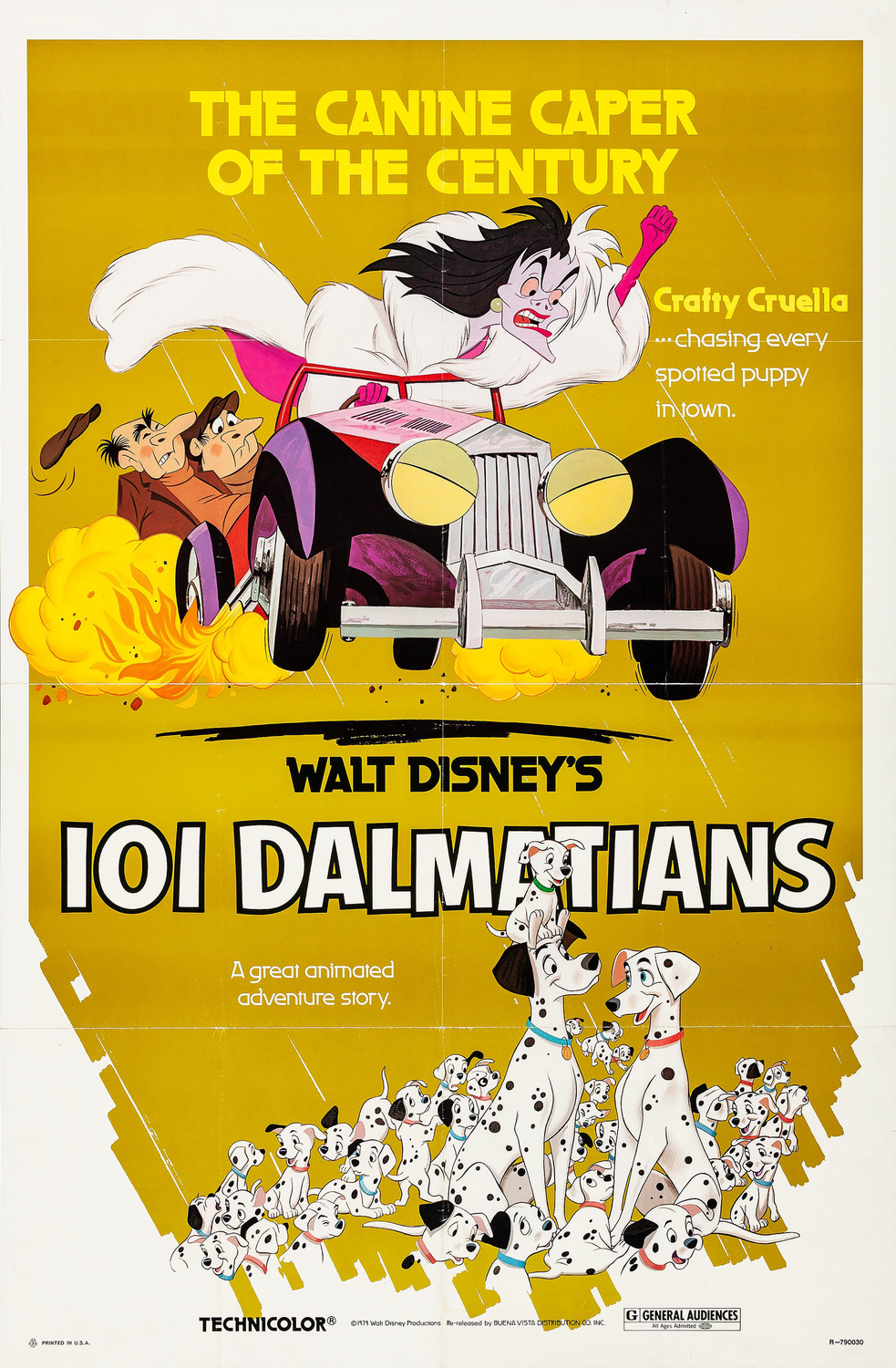 Extra Large Movie Poster Image for One Hundred and One Dalmatians (#6 of 6)