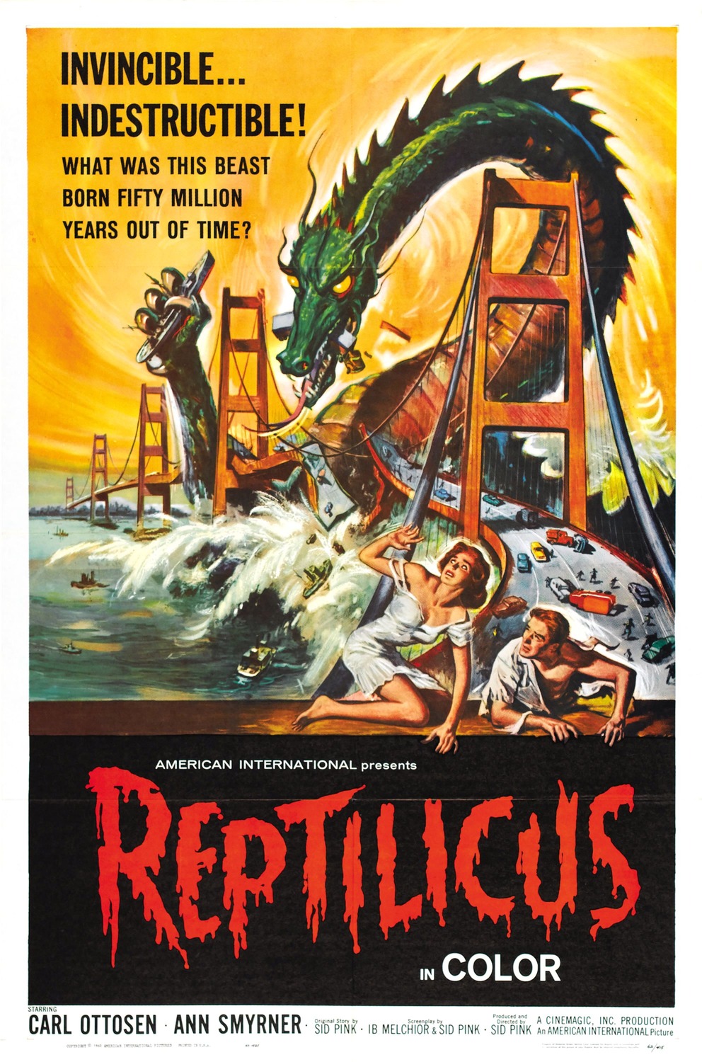 Extra Large Movie Poster Image for Reptilicus 