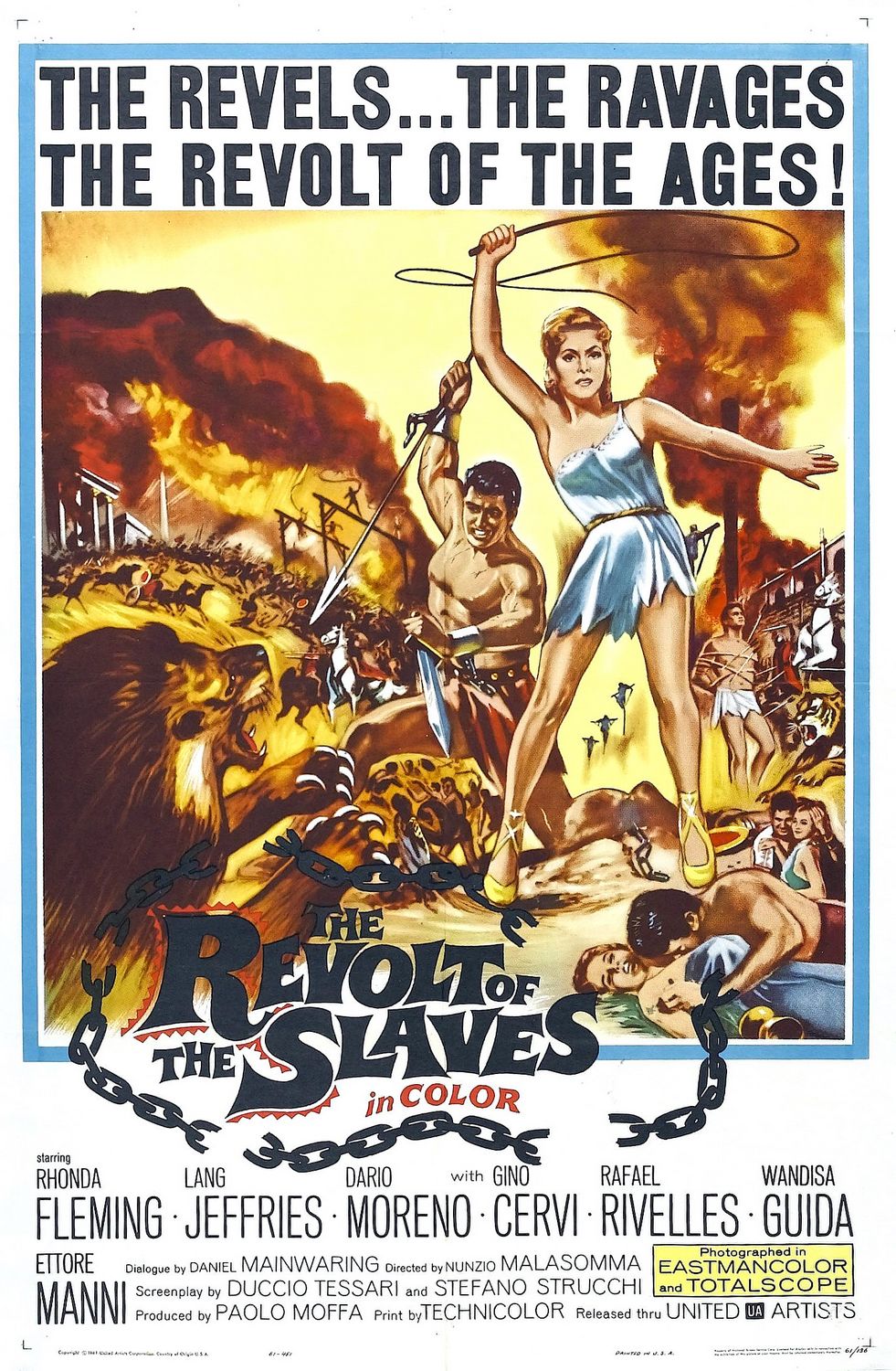 Extra Large Movie Poster Image for Revolt of the Slaves 