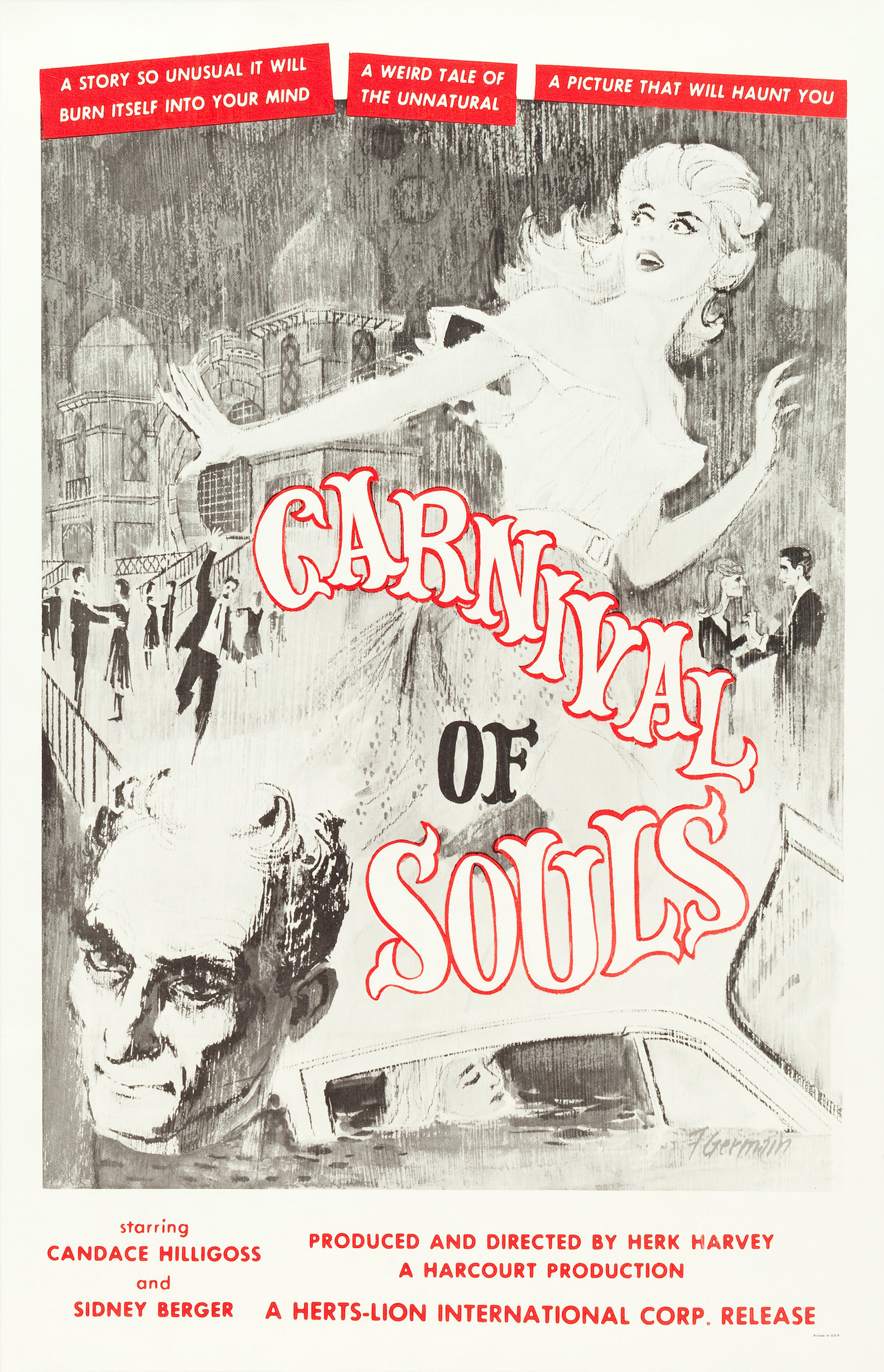Mega Sized Movie Poster Image for Carnival of Souls 