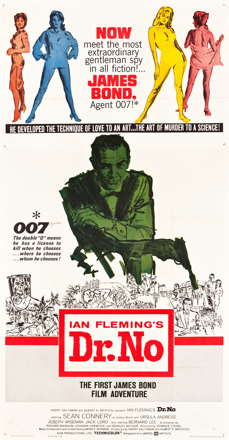 Extra Large Movie Poster Image for Dr. No (#5 of 14)