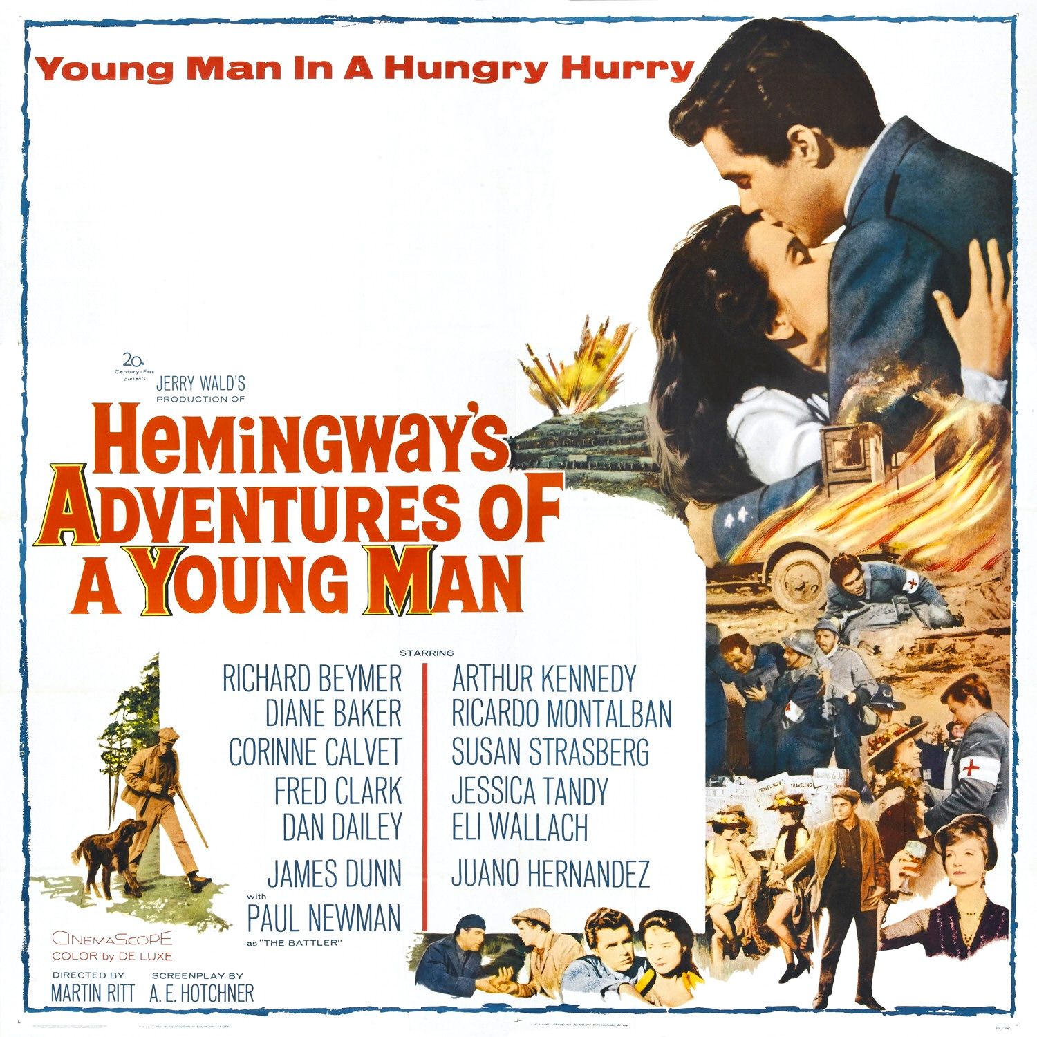 Extra Large Movie Poster Image for Hemingway's Adventures of a Young Man (#2 of 2)