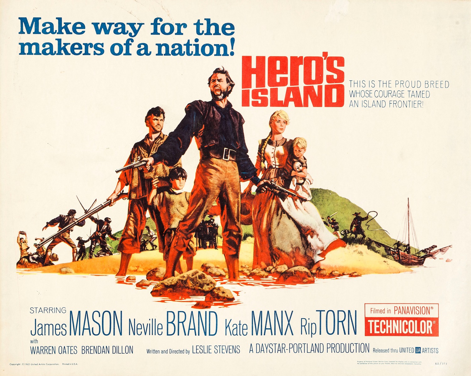 Extra Large Movie Poster Image for Hero's Island 