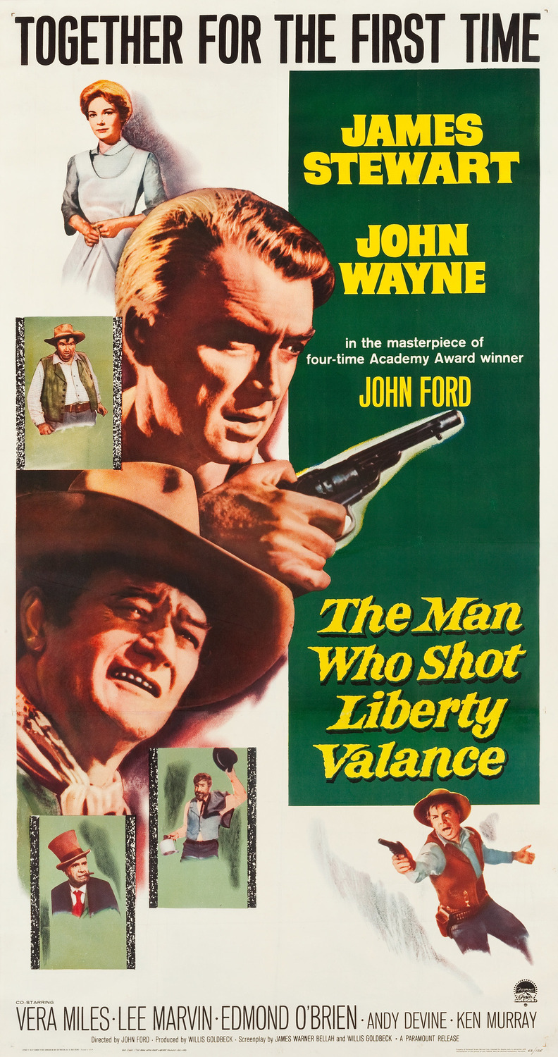 Extra Large Movie Poster Image for The Man Who Shot Liberty Valance (#2 of 3)