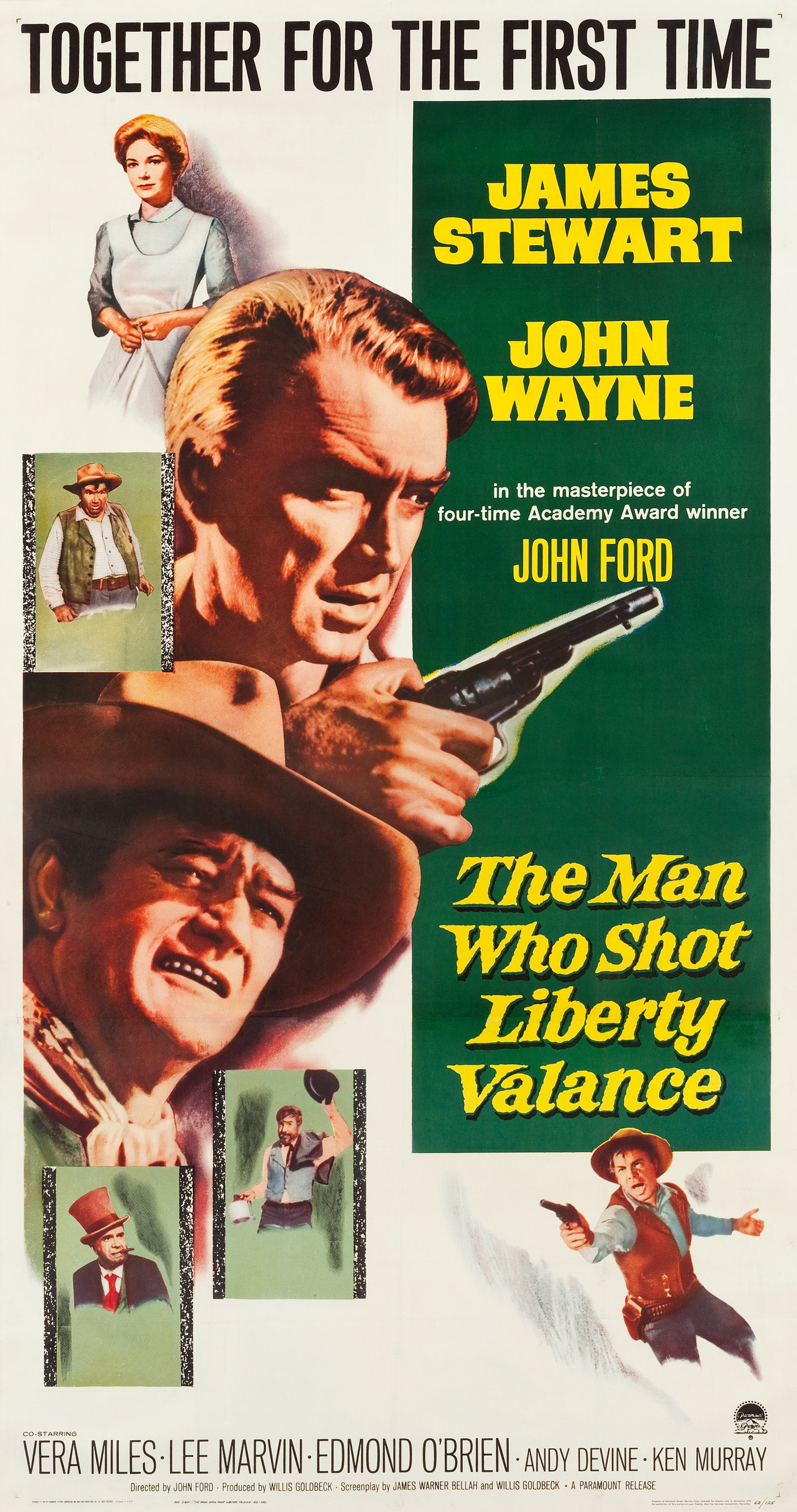 Mega Sized Movie Poster Image for The Man Who Shot Liberty Valance (#2 of 3)