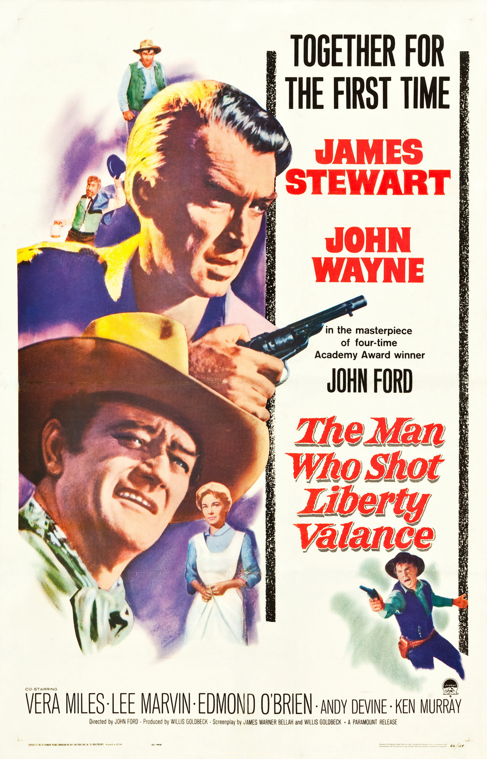 Extra Large Movie Poster Image for The Man Who Shot Liberty Valance (#1 of 3)