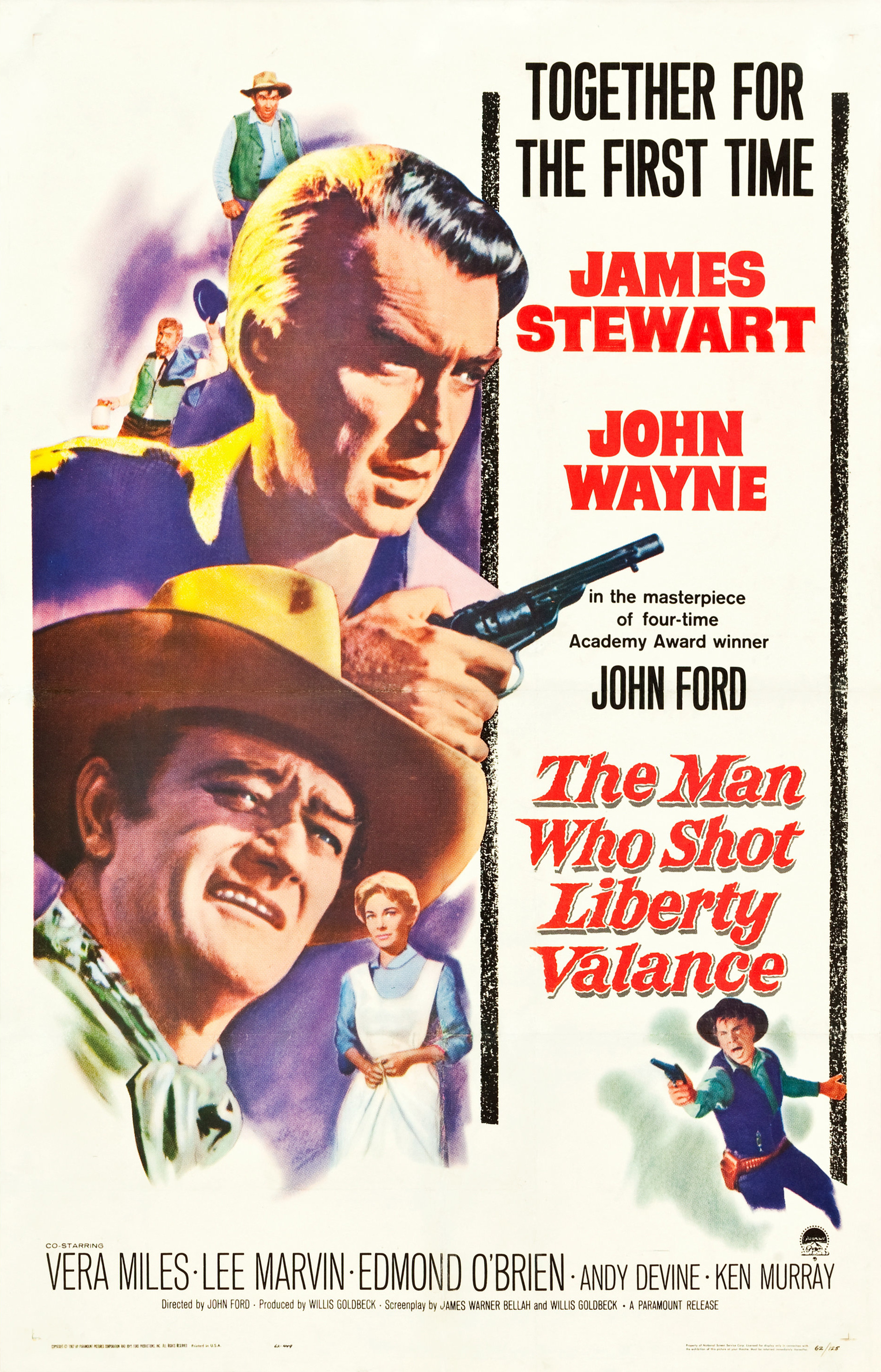 Mega Sized Movie Poster Image for The Man Who Shot Liberty Valance (#1 of 3)