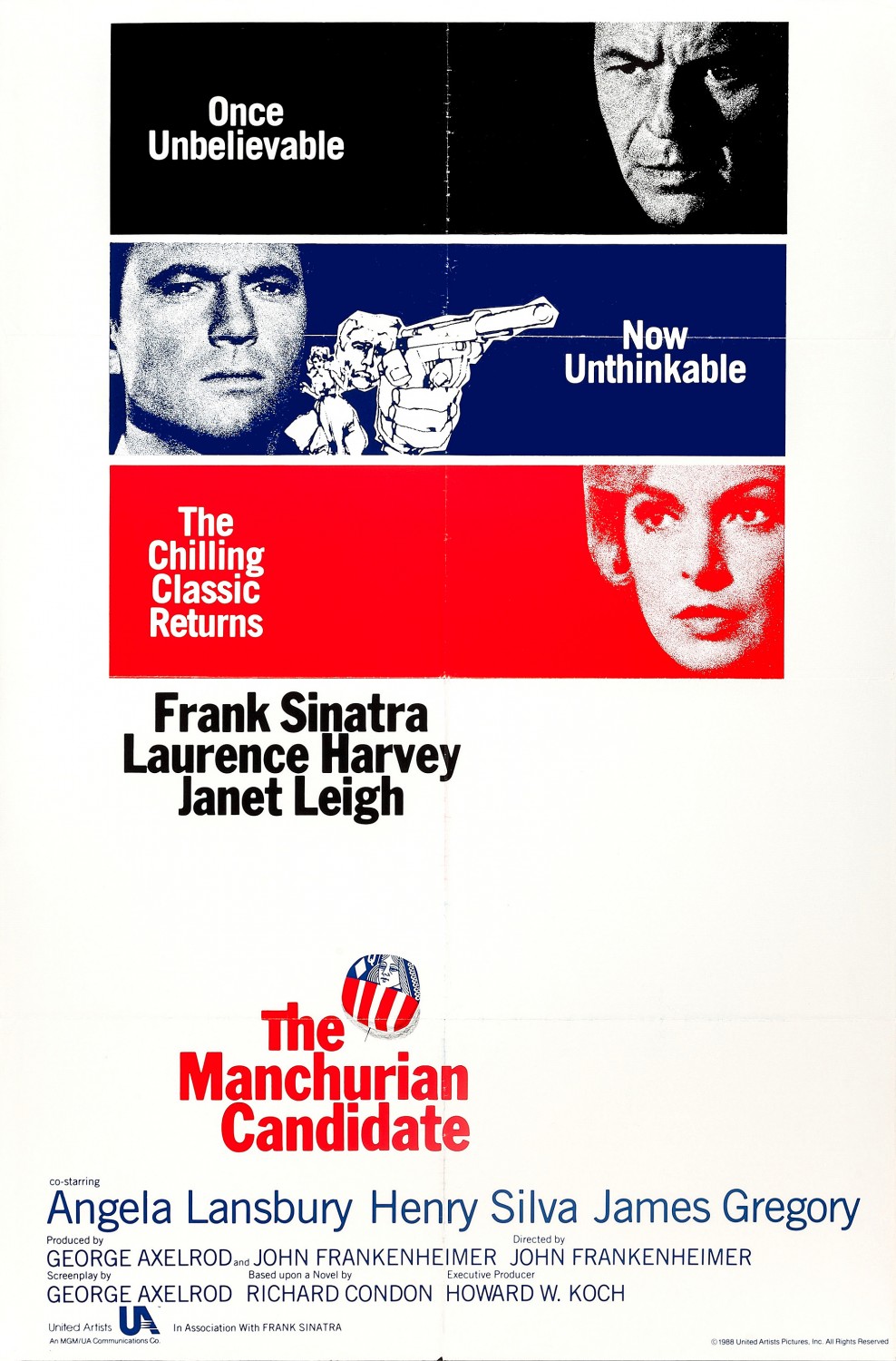 Image result for the manchurian candidate 1962 poster