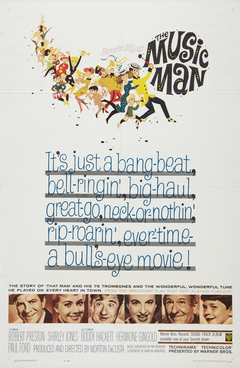 Extra Large Movie Poster Image for The Music Man (#1 of 3)