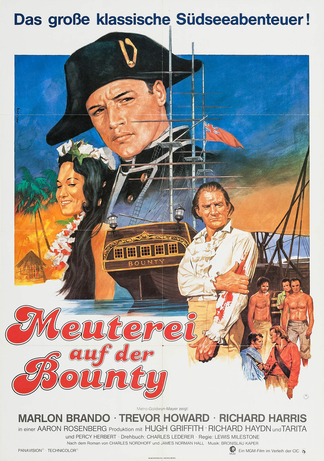 Extra Large Movie Poster Image for Mutiny on the Bounty (#10 of 16)