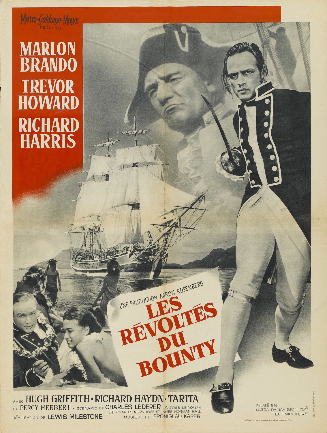 Extra Large Movie Poster Image for Mutiny on the Bounty (#12 of 16)