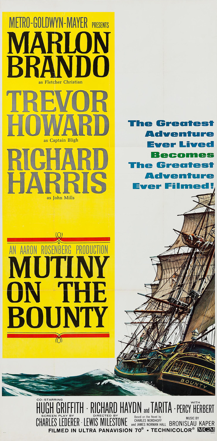 Extra Large Movie Poster Image for Mutiny on the Bounty (#5 of 16)