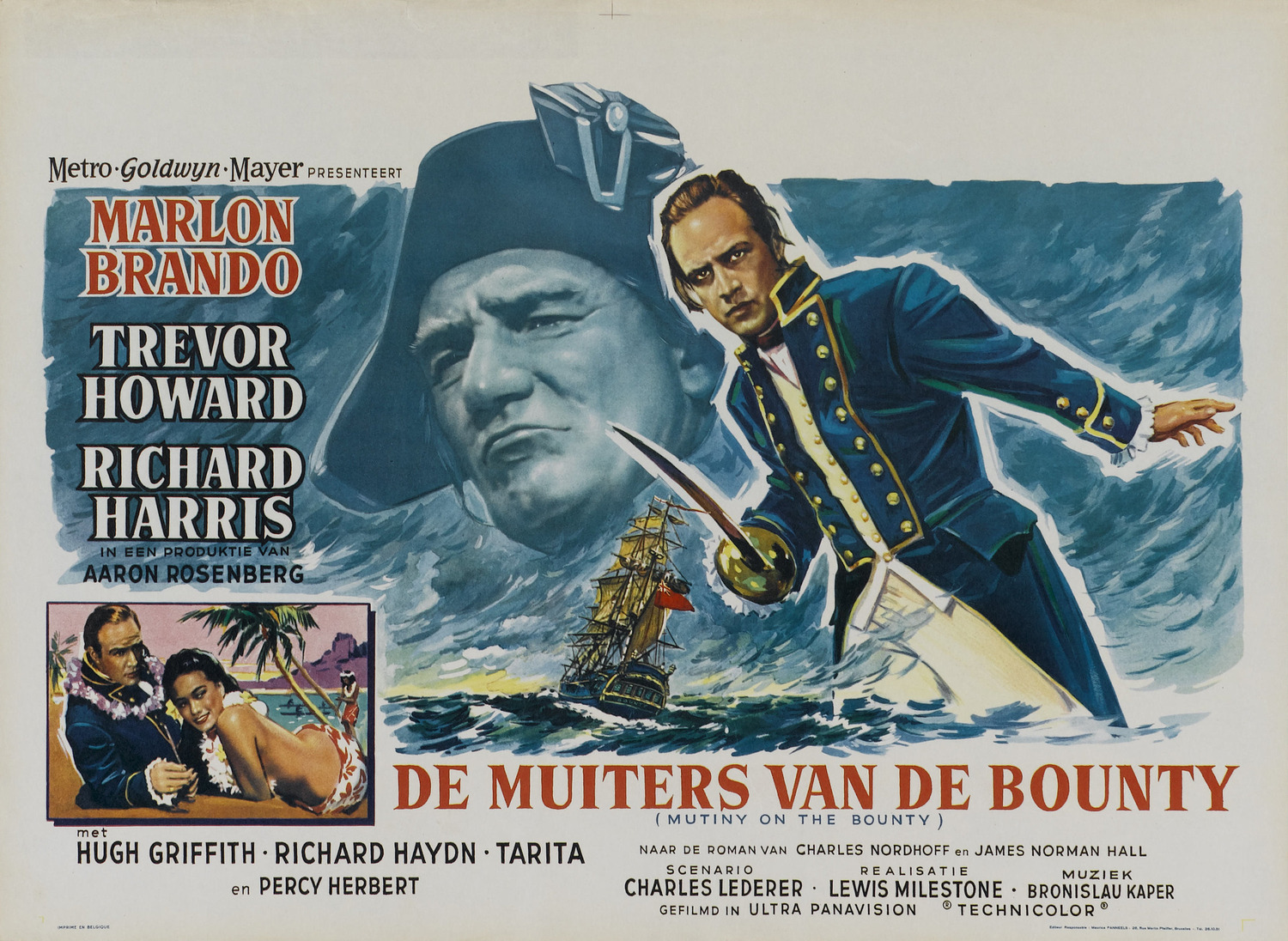 Extra Large Movie Poster Image for Mutiny on the Bounty (#9 of 16)