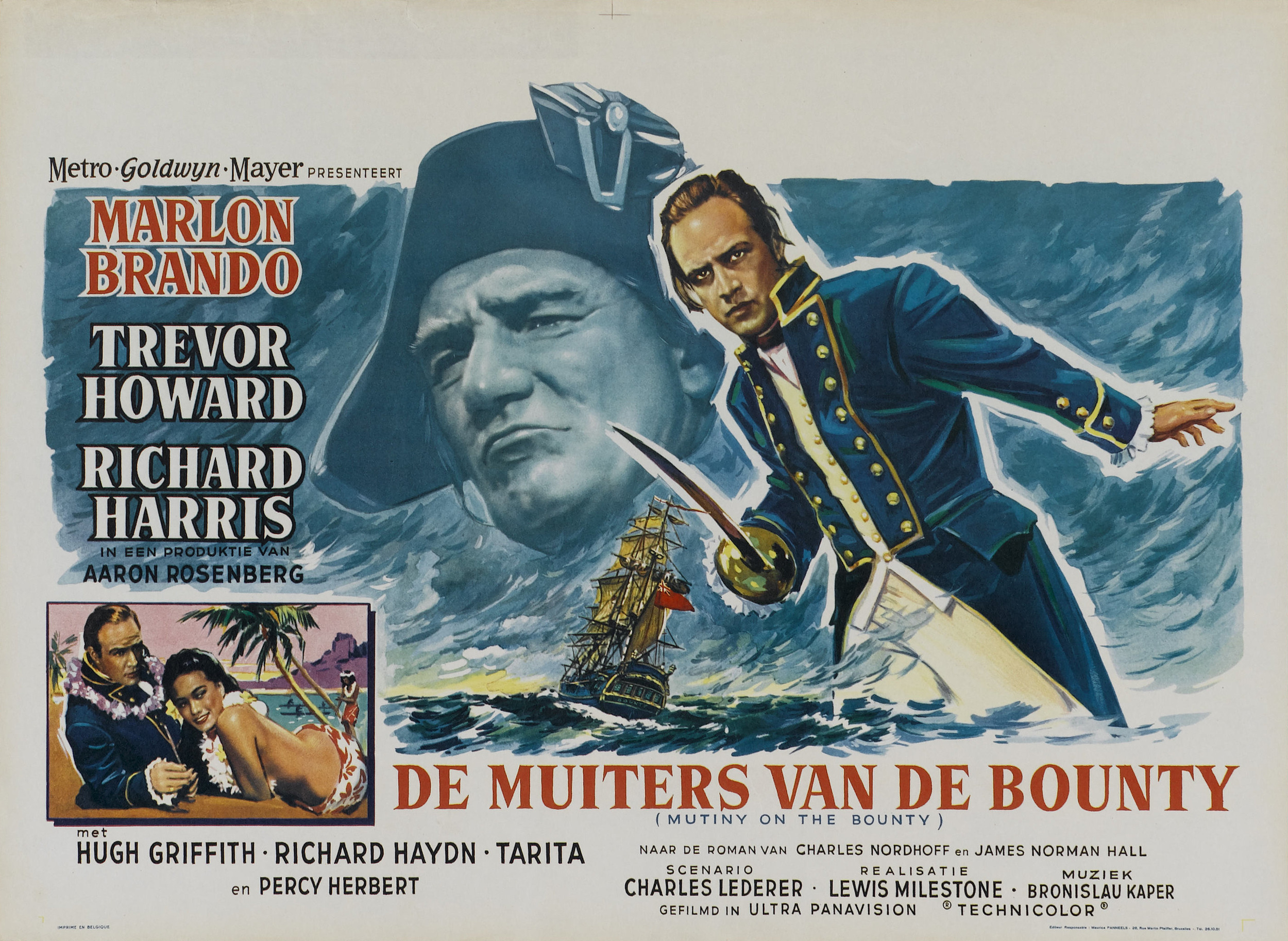 Mega Sized Movie Poster Image for Mutiny on the Bounty (#9 of 16)