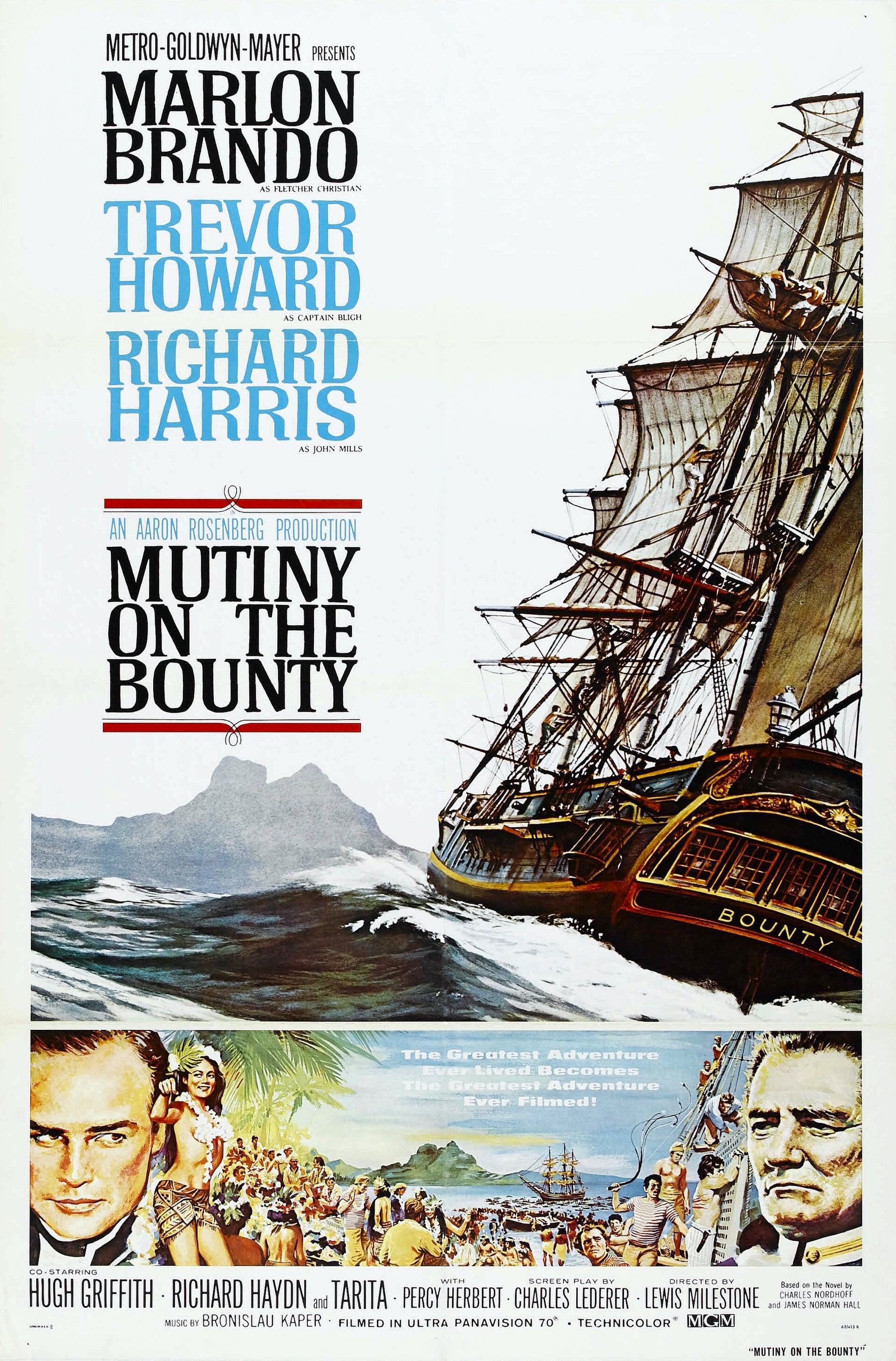 Mega Sized Movie Poster Image for Mutiny on the Bounty (#1 of 16)