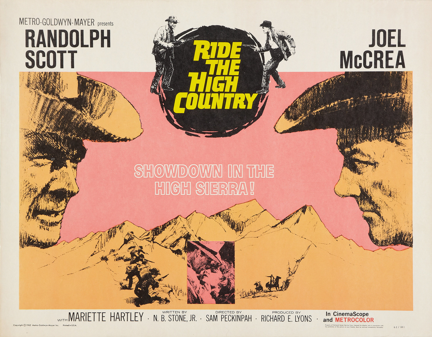Extra Large Movie Poster Image for Ride the High Country (#2 of 2)