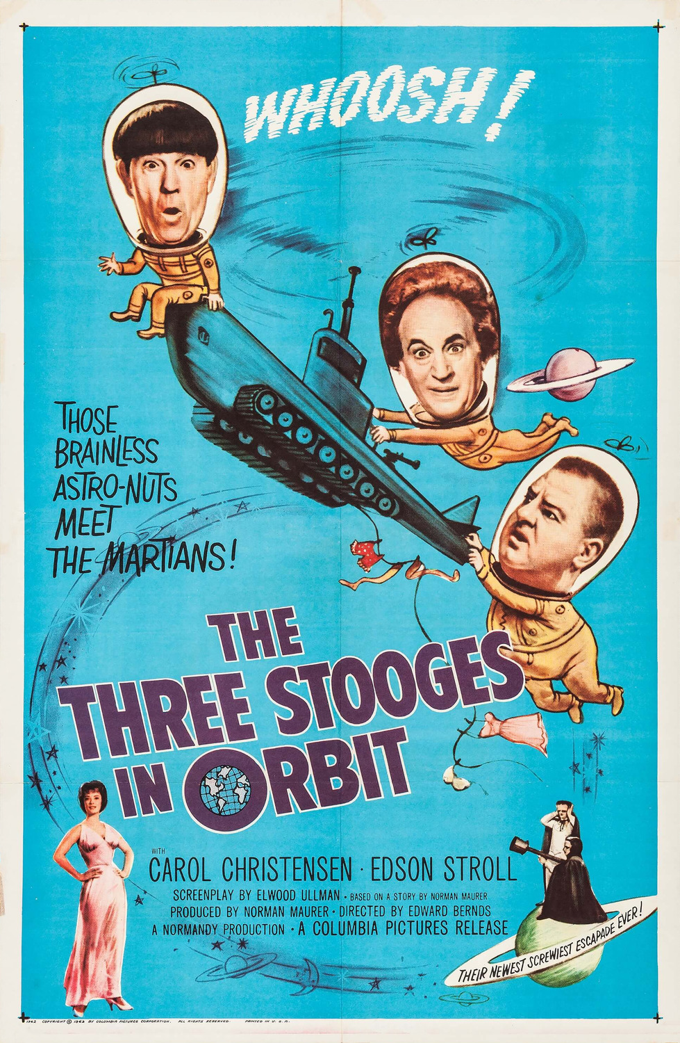Extra Large Movie Poster Image for The Three Stooges in Orbit 