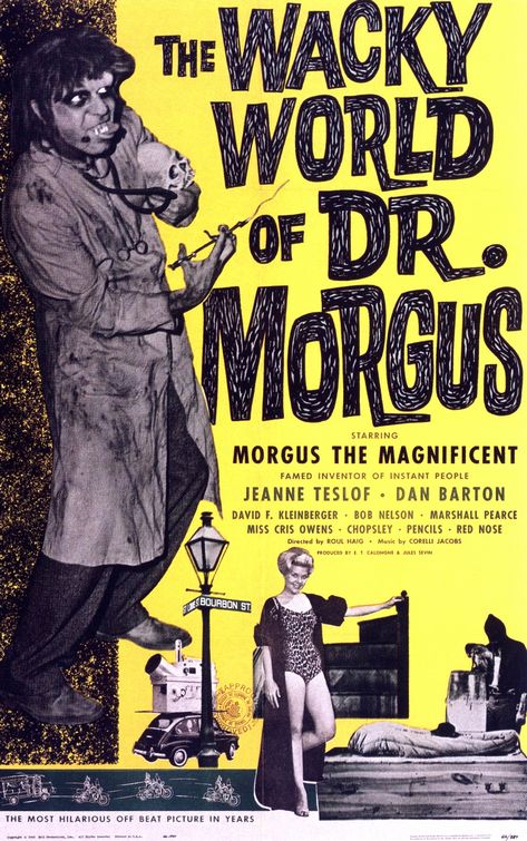 The Wacky World of Dr. Morgus Movie Poster