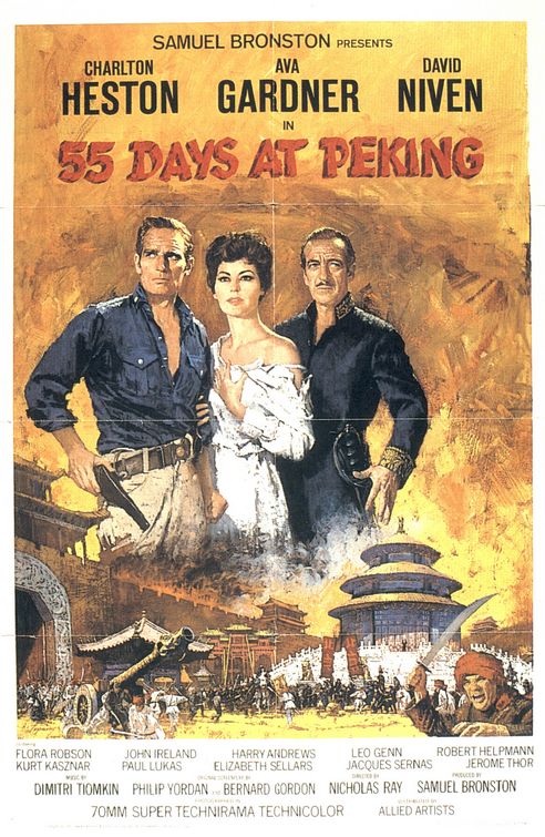 55 Days at Peking Movie Poster
