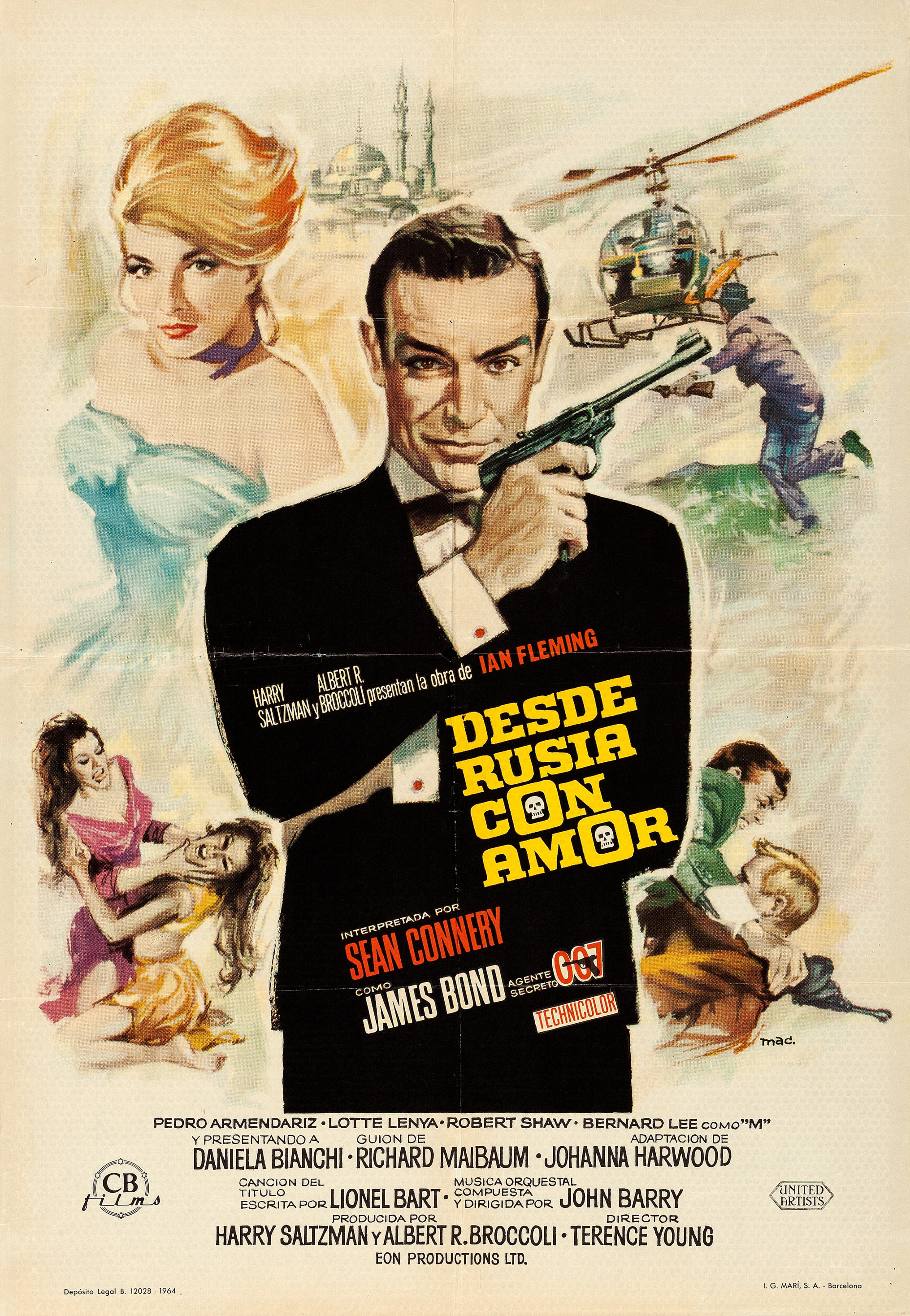 Mega Sized Movie Poster Image for From Russia With Love (#11 of 15)