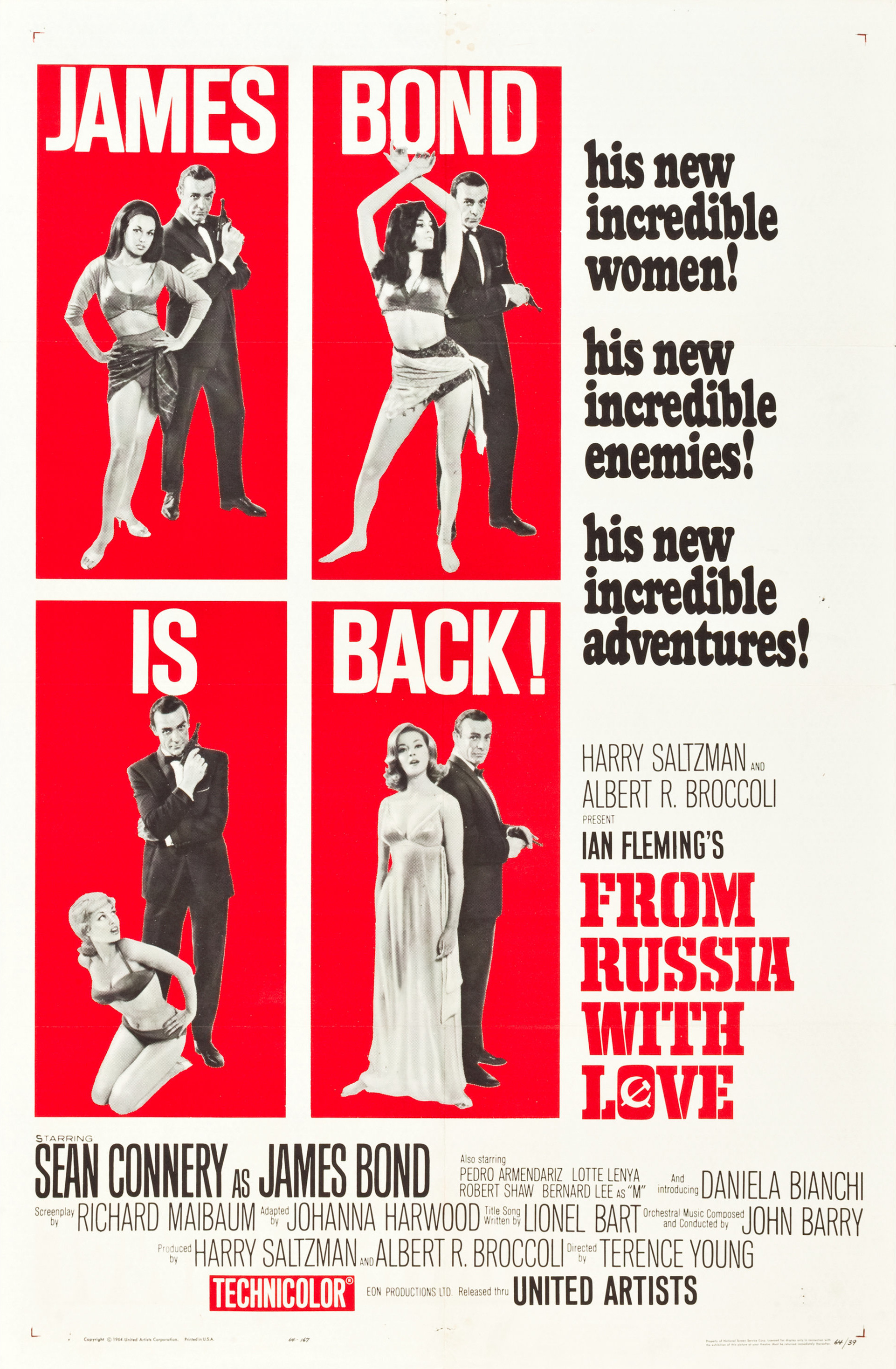 Mega Sized Movie Poster Image for From Russia With Love (#4 of 15)