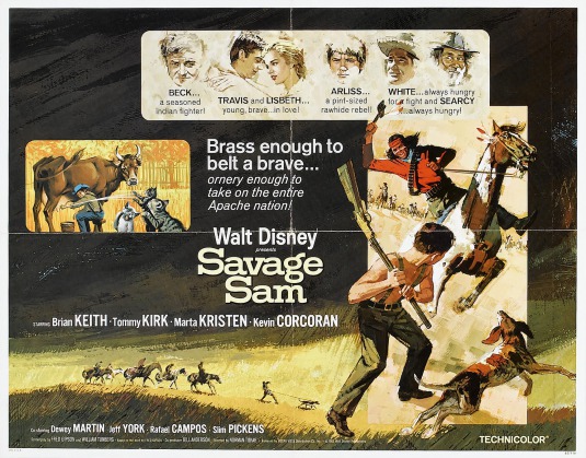Savage Sam Movie Poster