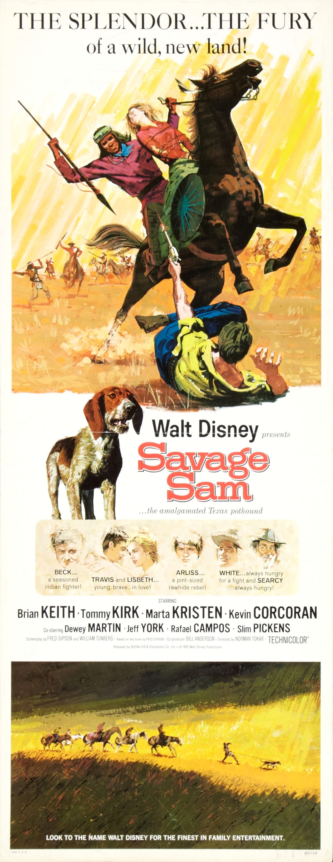 Mega Sized Movie Poster Image for Savage Sam (#4 of 4)
