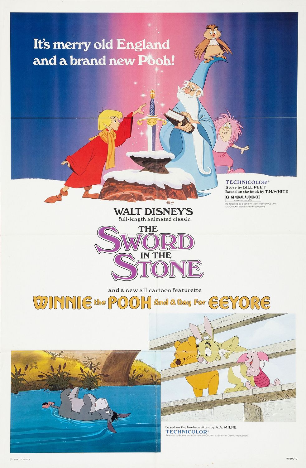 Extra Large Movie Poster Image for The Sword in the Stone (#1 of 3)