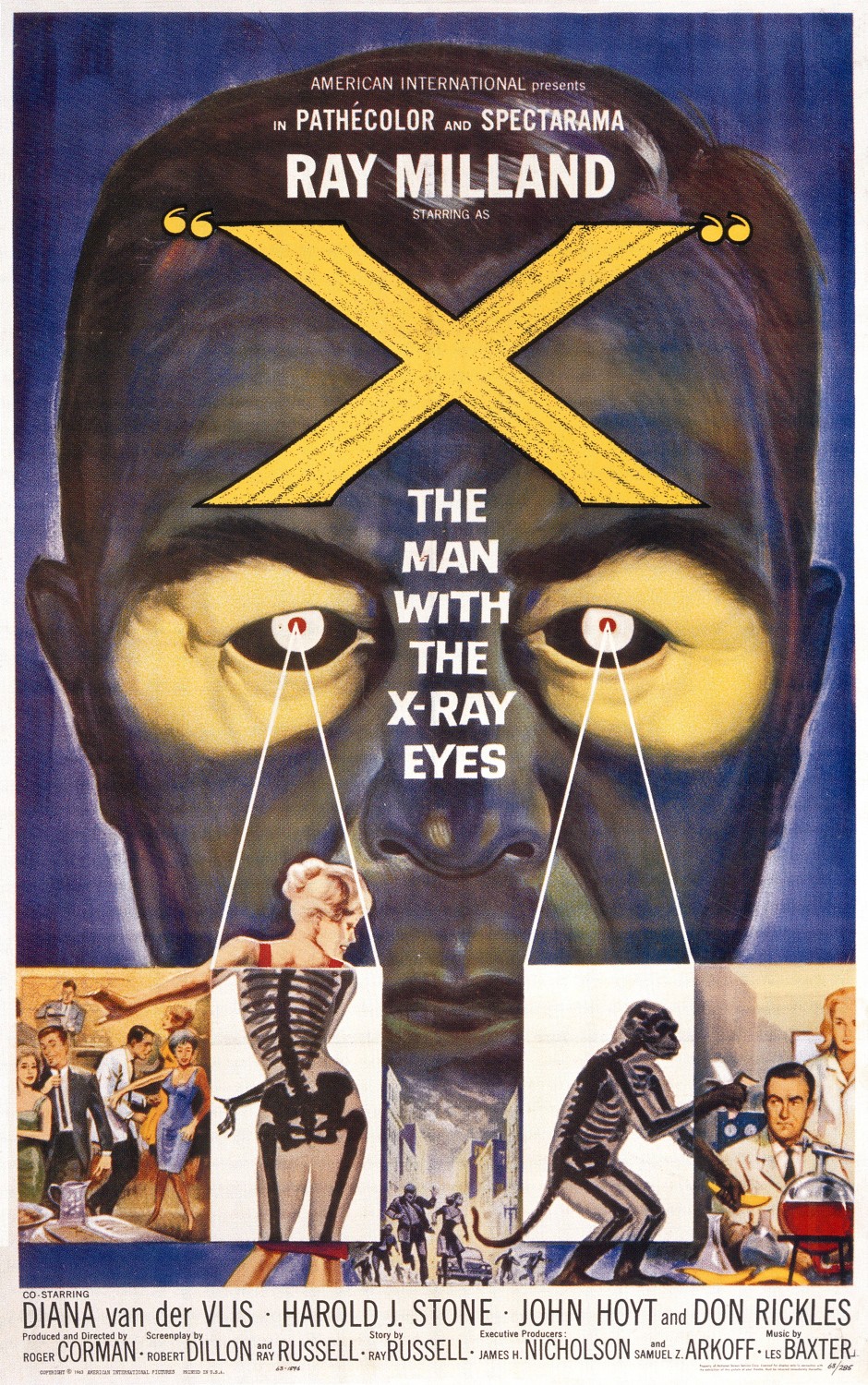 Extra Large Movie Poster Image for X: The Man with the X-Ray Eyes 