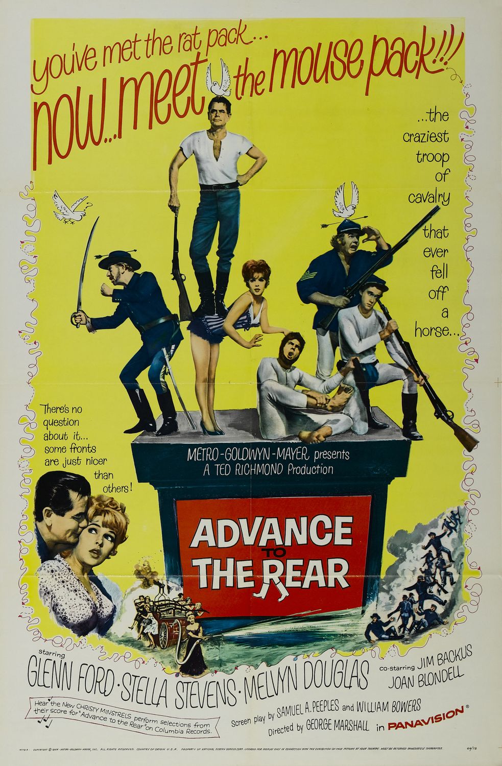 Extra Large Movie Poster Image for Advance to the Rear 