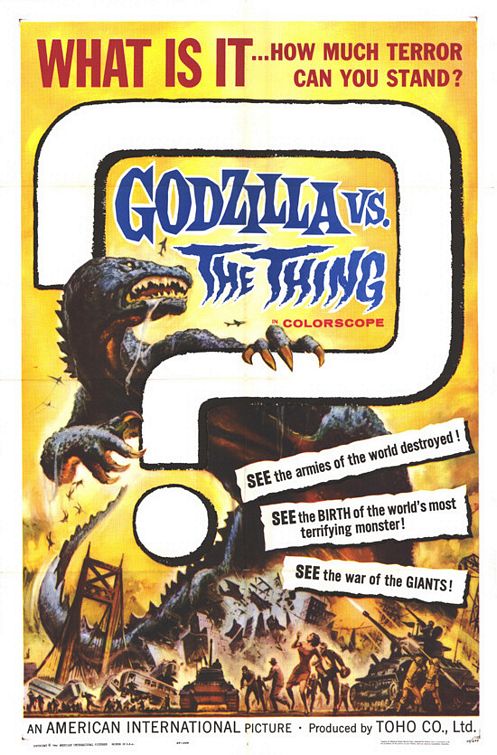 Godzilla vs. the Thing Movie Poster