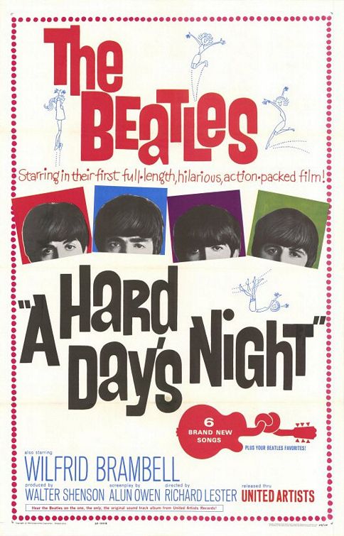 A Hard Day's Night Movie Poster
