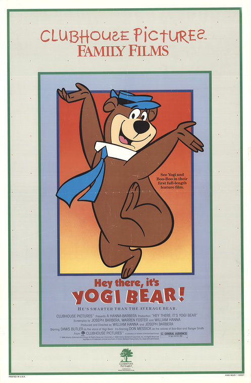 Hey There, It's Yogi Bear Movie Poster