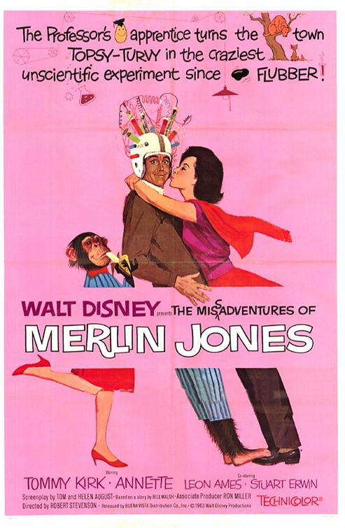 The Misadventures of Merlin Jones Movie Poster