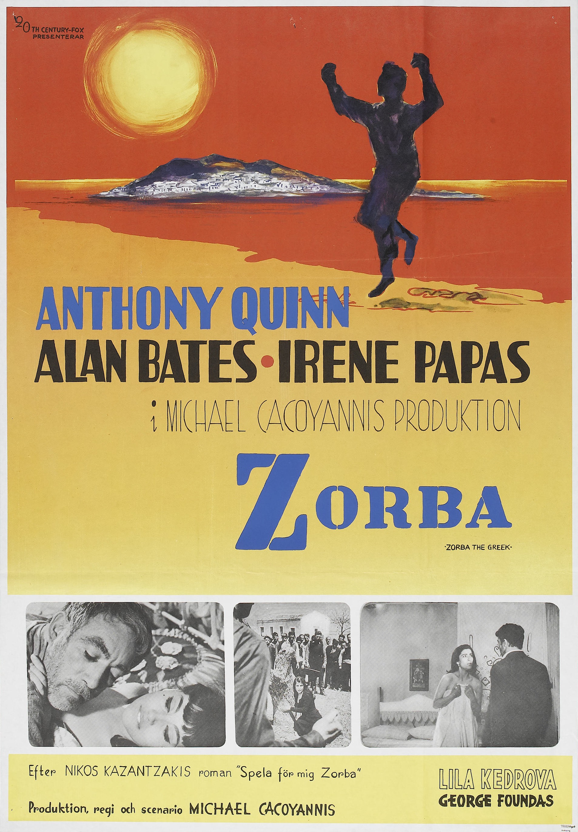 Mega Sized Movie Poster Image for Zorba the Greek (#2 of 6)