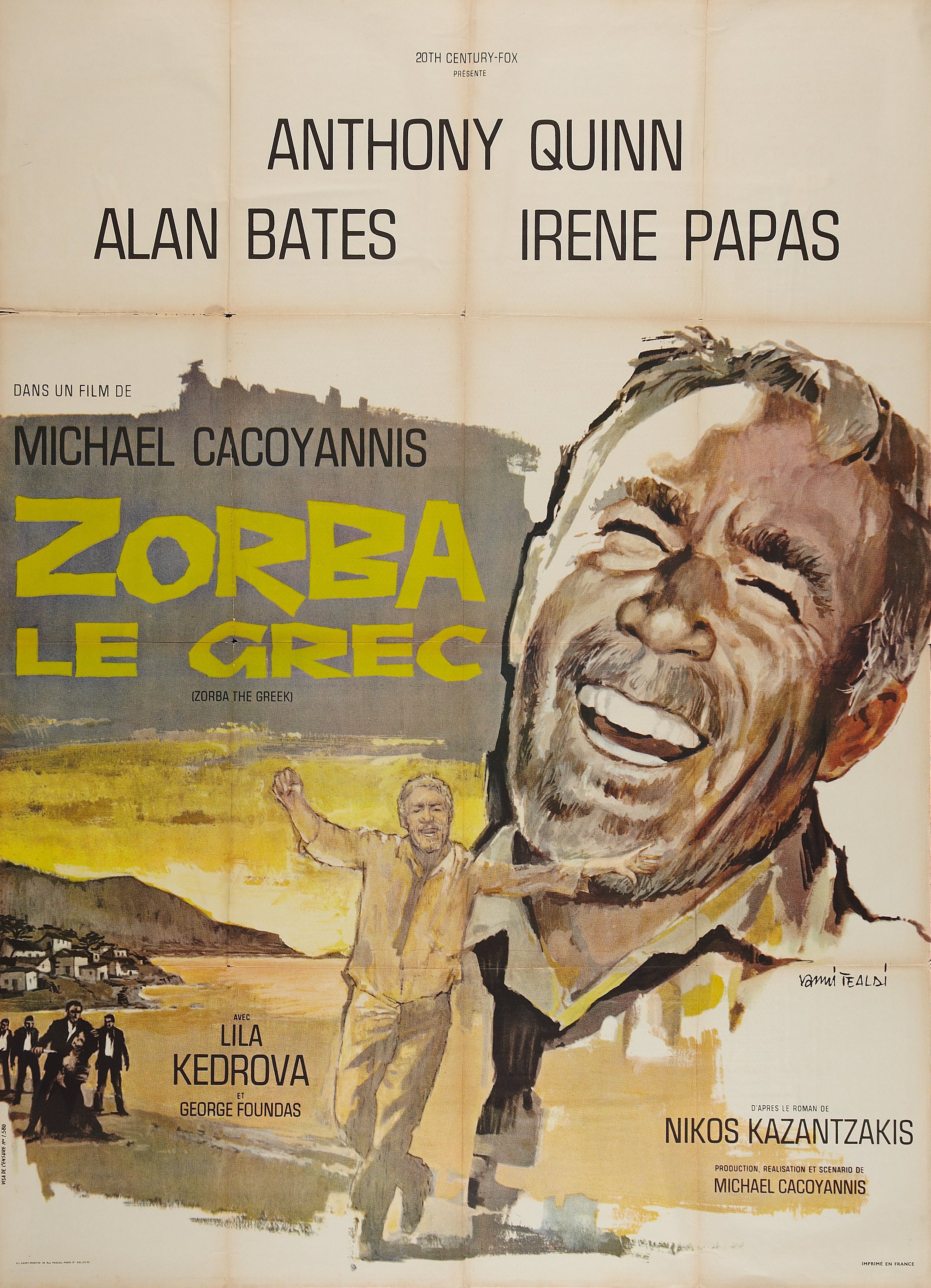 Mega Sized Movie Poster Image for Zorba the Greek (#4 of 6)