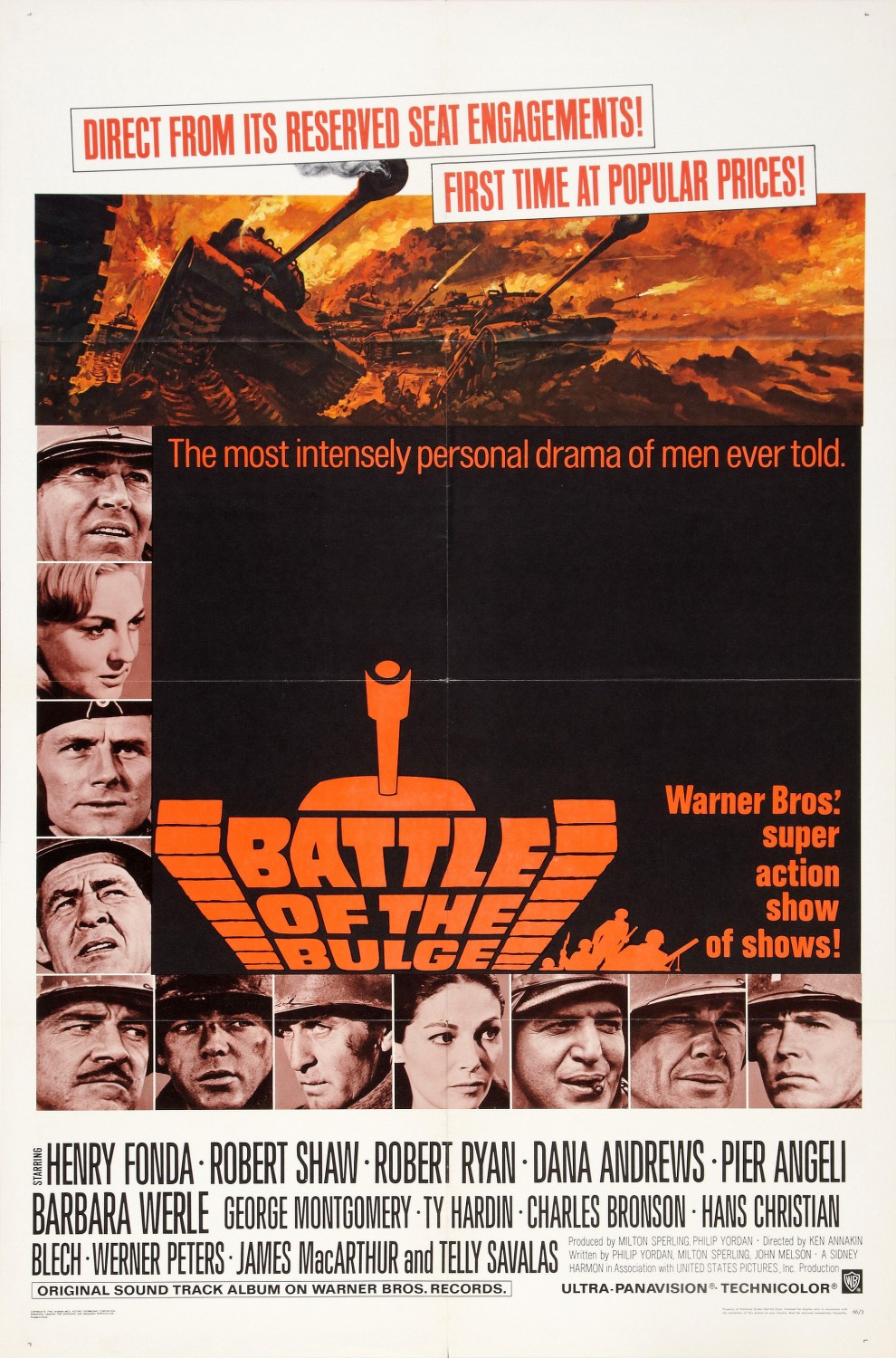 Extra Large Movie Poster Image for Battle of the Bulge 